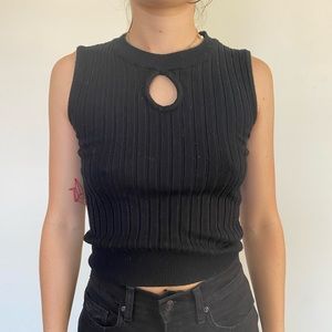 vintage Japanese knitted crop